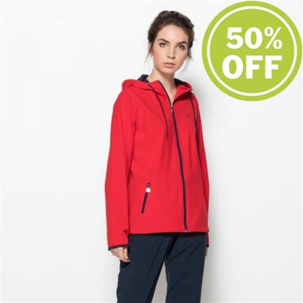 Chaquetas Rompevientos Fila Mujer Rojas - Windbreaker Wally Tennis - España 346875JPA